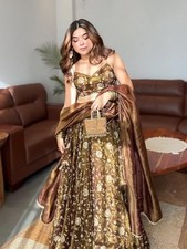 LEHENGA CHOLI INDIAN BOLLYWOOD PARTY PAKISTANI WEAR READYMADE