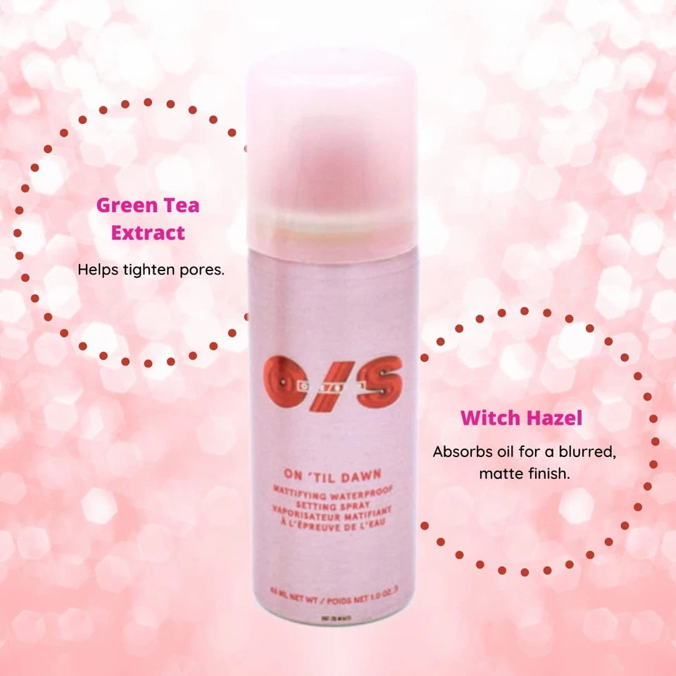 Travel Size Mini Mattifying Waterproof Setting Spray - Long Lasting Face Makeup - Image 3 of 4