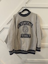 Vintage Champion Sweatshirt Mens XL University Arizona Reverse Weave WarmUp