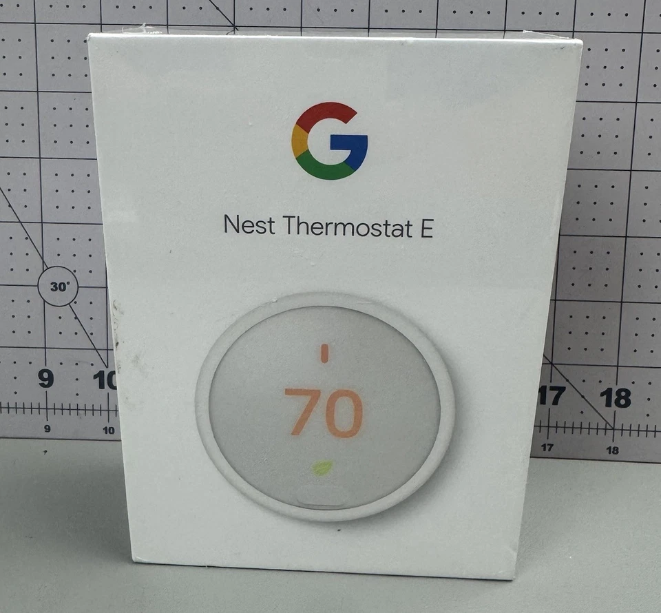 NEU Google, T4000ES, Nest Thermostat E, Smart Thermostat weiß Neu Karton hat Gebrauchsspuren