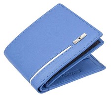 New Men's Genuine Leather Bi-fold Wallet Card Money Holder