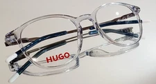 Originale HUGO HG 1206 D3X Eyeglasses TRANSPARENT GREY New Plastic 50-19-145