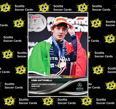 Kimi Antonelli PRESALE, Mercedes, F1 Record - 2026 Formula 1 Topps NOW #33 - Image 1 of 2