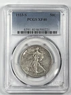 1933-S Walking Liberty Half Dollar : PCGS XF40