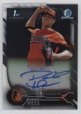 2016 Bowman Chrome Prospects Auto David Hess #CPA-DH Auto 2f0