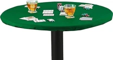 Feltectors Felt Table Cover For Playing Cards and Poker, Round 54 to 60" Green