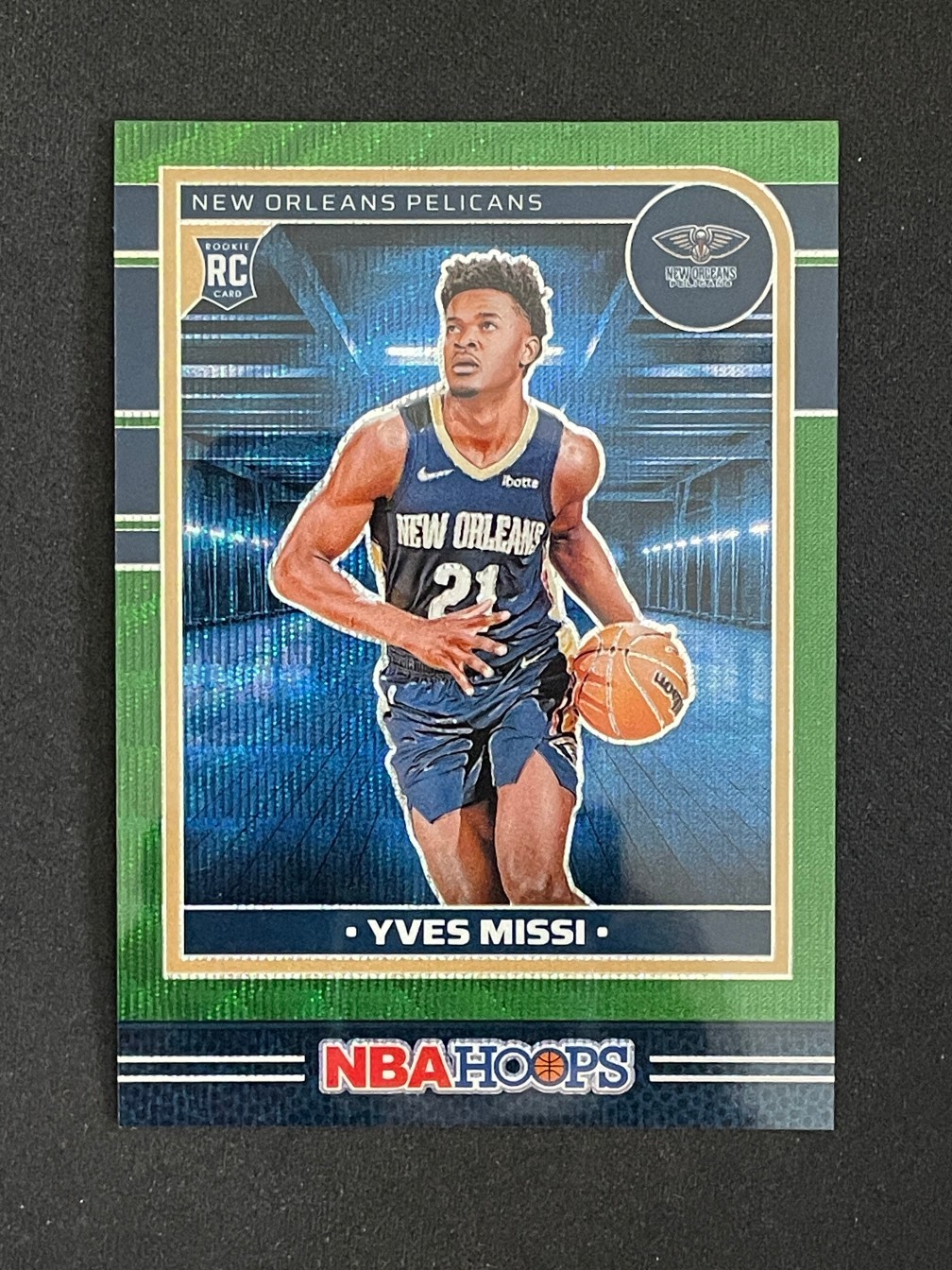 Yves Missi 2024-25 Panini Hoops Premium Green Wave /25 #251