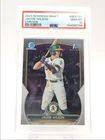 JACOB WILSON 2023 BOWMAN CHROME DRAFT 1ST ATHLETICS A PSA 10 Q1934