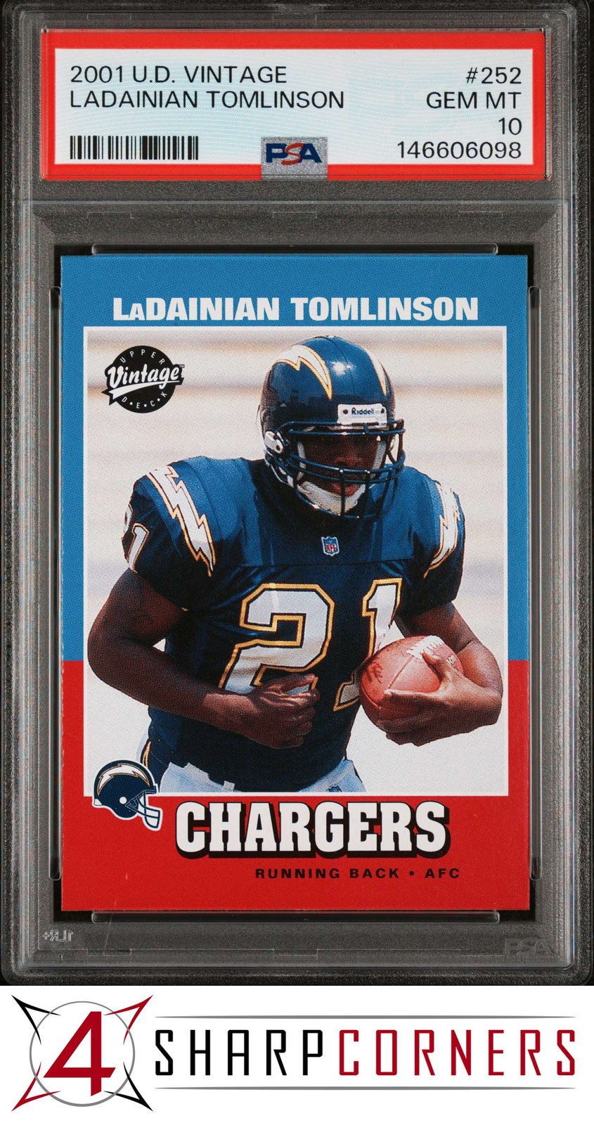 LaDainian Tomlinson Upper Deck Vintage #252 Base