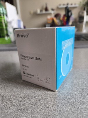 (10) Coloplast Brava Protective Seal ~ 3/4'' Opening 1-7/8'' Ring ~ Exp. 11/2025