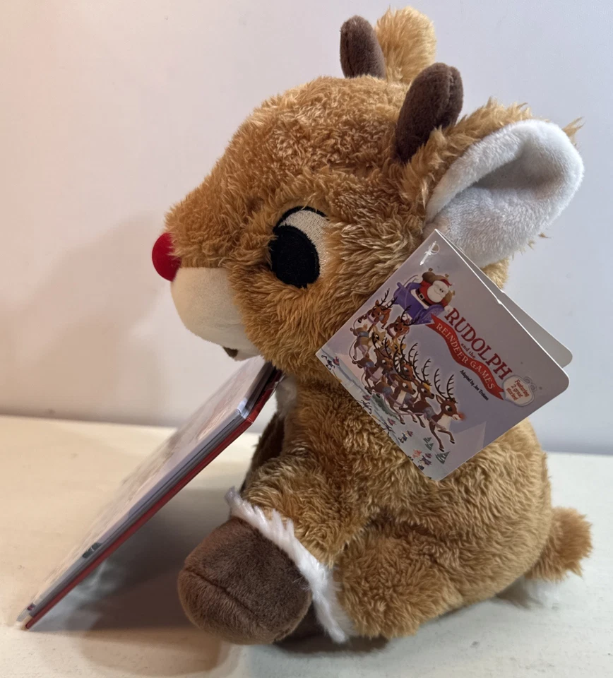 Kohls Cares RUDOLPH 10" Plush & Reindeer Games Book NEW - Image 2 of 4