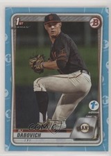2020 Bowman Draft 1st Edition Sky Blue Foil RJ Dabovich #BD-148 9hx