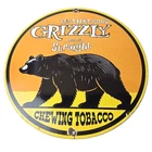 Vintage Tobacco Sign - Porcelain Grizzly Long Cut Gas Station Advertisement Sign