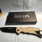 Recon Blade Mystery Box Tan/Black Manual Tanto Pocketknife SS Liner Lock 1 — photo 4
