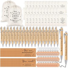 Yeaqee 36 Sets Employee Appreciation Gift Include Motivational Burlap Drawstr...