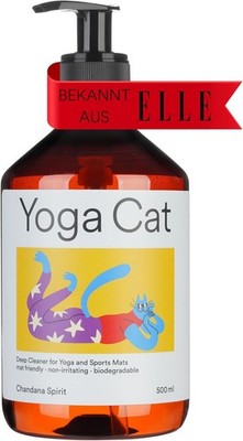 YogaCat Yogamatten Tiefenreiniger 500ml Bio Deep Cleaner Sportmatte Vegan Grip