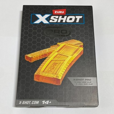 Zuru X-Shot X Shot Pro 1 Half Clip And 1 Full Clip 1 Pack Clips Only