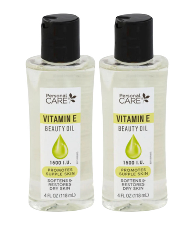 2 Pack Personal Care Vitamin E Beauty Oil, 4 fl. oz, 1500 I.U. Sealed