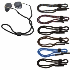 6 Pack Sports Glasses Strap Adjustable Sunglasses Cord Retainer Eyeglass Lanyard