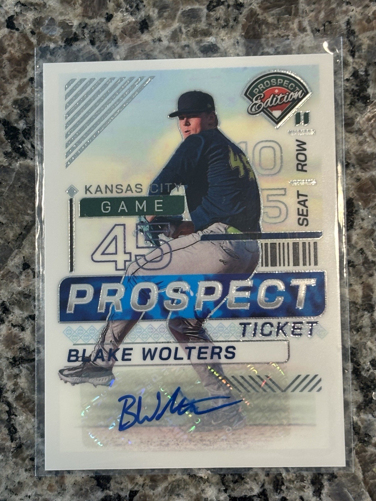 2024 Panini Prospect Edition - Blake Wolters #82 Signatures (AU, RC)