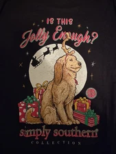 SIMPLY SOUTHERN XLARGE  long Sleeve " IS THIS JOLLY..." Closeout Design BNWT