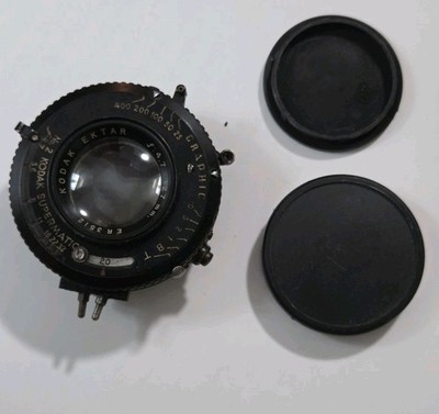 Kodak Ektar 127mm f/4.7 Lens Graphic Supermatic Shutter 4x5 Large