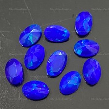 Natural Blue Ethiopian Opal Oval Faceted Cut 3x5mm-8x10mm Healing Gemstones