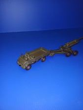Vintage Dinky Mercedes Meccano Military Spielzeugauto LKW + Kanone