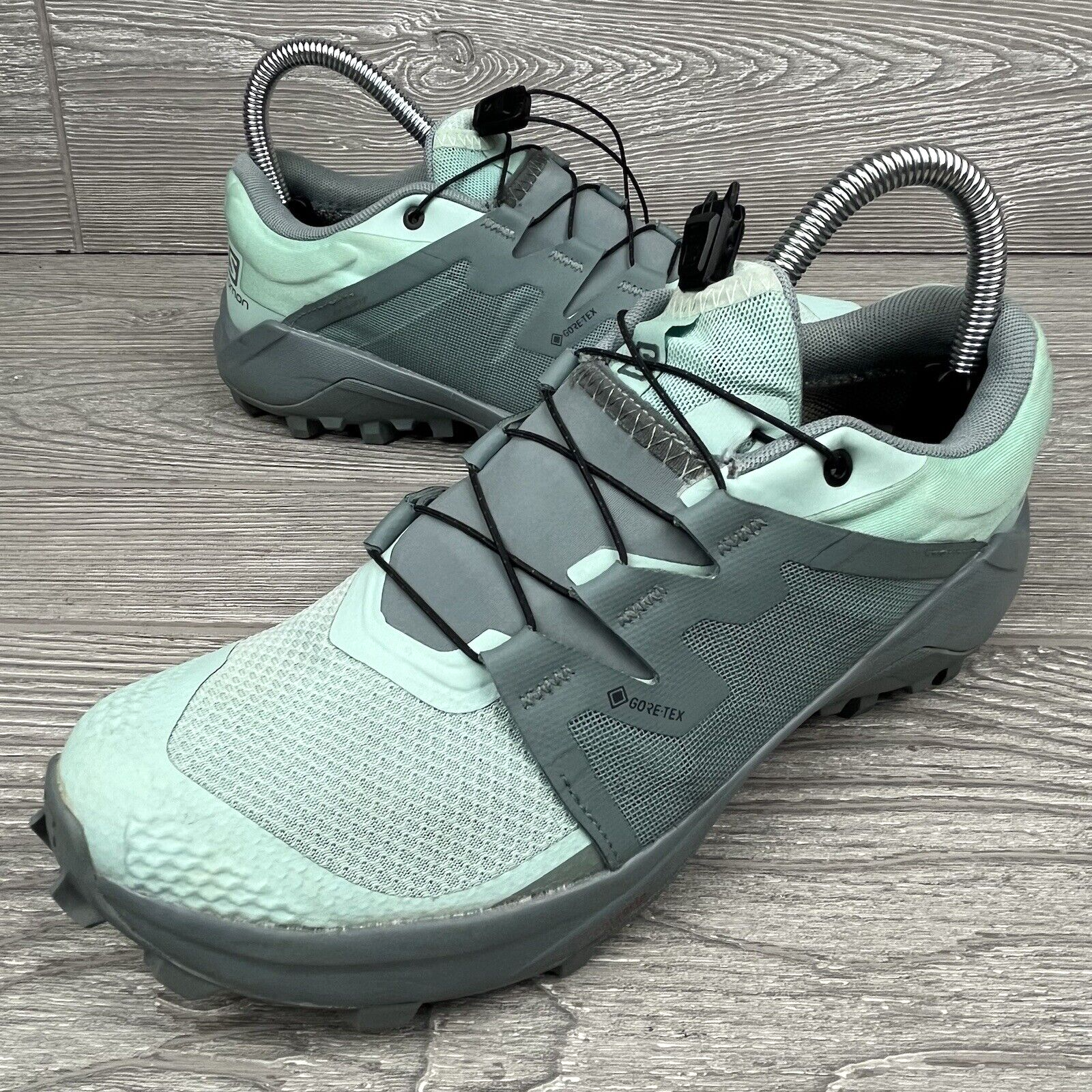 Scarpe da trail Salomon Wildcross GTX Gore Tex da donna taglia 6 turchese pastello Trooper
