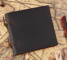 Writing notes Notebook sketchbook Diary Notepad handmade leather coffee Q278