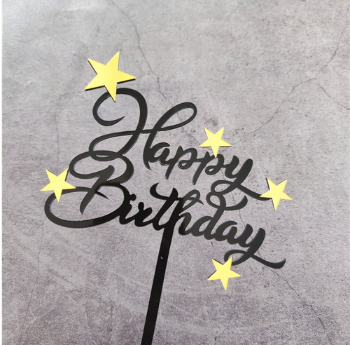 1pcs Fashion Happy Birthday Wedding Cake Topper Party Supply Event Decoration - 第 16/25 張圖片