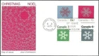 🍁Canada  #554 - 557    "CHRISTMAS SNOWFLAKES"   Brand New  1971 First Day Cover