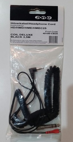 Zomo Spiralkabel Ersatz Für Sennheiser HD 25 - Länge 3,5 M. - Bild 1 von 11