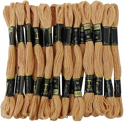 Anchor Stranded Cotton Threads Cross Stitch Sewing Hand Embroidery Thread Peach