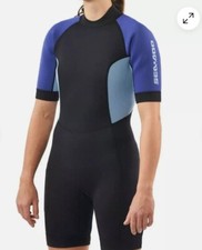 BRP Seadoo Ladies' 3 Mm Exotic Shorty Wetsuit Large Deep Purple 2868130942