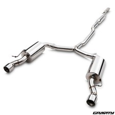 STAINLESS STEEL CAT BACK EXHAUST SYSTEM FOR MINI CLUBMAN COOPER S R55 1.6 07-14