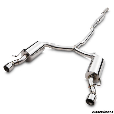 STAINLESS STEEL CAT BACK EXHAUST SYSTEM FOR MINI CLUBMAN COOPER S R55 1 ...