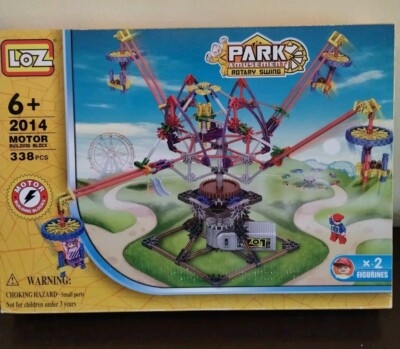 Loz Mini Blocks Diamond 2014 New 338 Pieces  amusement Park Rotary swing