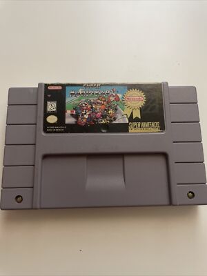 SNES Super Mario Kart Super Nintendo Entertainment System