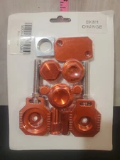 CNC Bling Billet Kit Reservoir Cover Axle Blocks For KTM 300 XCW 2006-2021