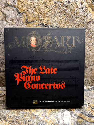 1980 Time Life Mozart THE LATE PIANO CONCERTOS 5 Cassette Set And Music Booklet - Picture 2 of 5