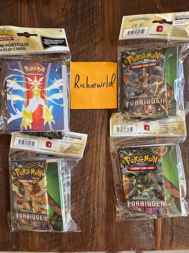 (4x)POKEMON Sole e Luna LUCE PROIBITA -Tutte e 4 le cover arti-CON 4 MINI RACCOGLITORI - Foto 2 di 2