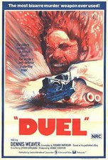 DUEL Movie POSTER 27x40 Dennis Weaver Jacqueline Scott Eddie Firestone Gene