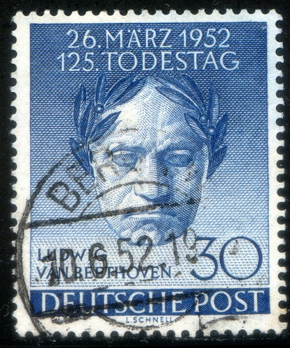 Germany Berlin 1952 Death Anniversary Beethoven No. 73 Used (l691)