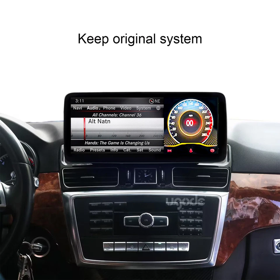 12.3" Android 13 Screen Carplay GPS For Mercedes ML W166 GL X166 Autoradio 128G - Bild 4 von 4