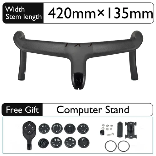 Carbon Full Internal Cable Routing Road Bike Integrated Cockpit Di2 Handlebar - Picture 20 of 43