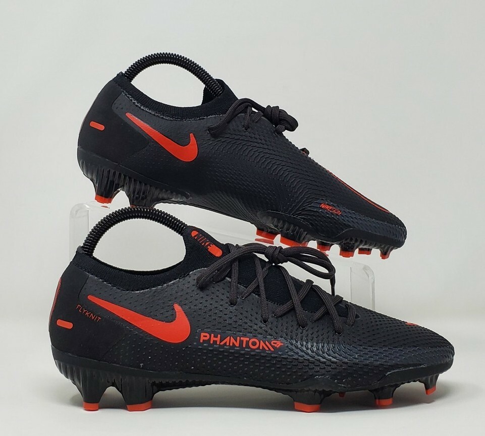 Nike Phantom GT Pro FG Soccer Cleats Black Chile Red Ck8451 060 Men's Size  8 for sale online | eBay