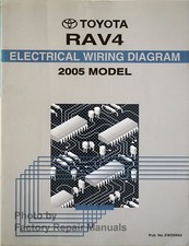 2005 Toyota RAV4 Electrical Wiring Diagrams Manual Original Schematics Book