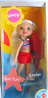  BARBIE SHELLY KAYLA  SUN FUN MATTEL B5789