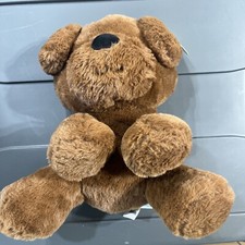 Spark Create Imagine Plush Dog Stuffed Animal Puppy Soft Brown Toy Sitting 11"